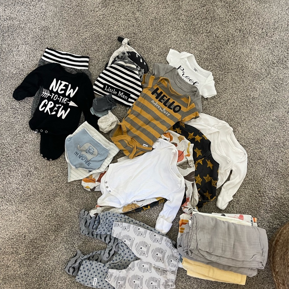 Newborn Clothes Lot